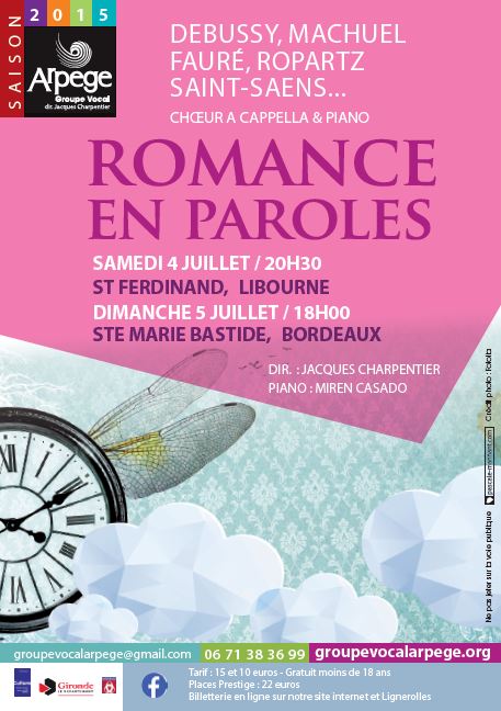 Flyer Concert Arpège Musique Française